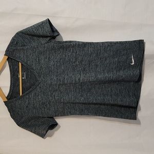 Nike Dri fit grey lightweight v neck t shirt Women's small